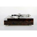 Restored Denon DP-47F fully automatic record player Root wood veneer high gloss