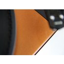 Restaurierter Thorens TD-125 MKII mit SME 3009 Tonarm, Deckplatte orange metallic, Gehäusefarbe wählbar