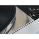 Restaurierter Thorens TD-125 MKII mit SME 3009 Tonarm, Deckplatte Edelstahl gebürstet, Gehäusefarbe wählbar