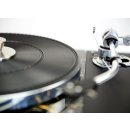 Restaurierter Thorens TD-125 MKII mit SME 3009 Tonarm, Deckplatte gold marmoriert, Gehäusefarbe wählbar