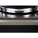 Restaurierter Thorens TD160  manueller Plattenspieler schwarz-champagner metallic