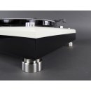 Restaurierter Thorens TD160  manueller Plattenspieler schwarz-cream white