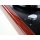 Restaurierter Thorens TD165 manueller Plattenspieler massive Kirschholzzarge Mahagoni eingefärbt Hochglanzlackierung schwarze Deckplatte