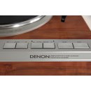 Restored Denon DP-47F, fully automatic record player, pear wood, solid wood oiled