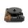 Restored Thorens TD 318 / 320 semi-automatic turntable walnut wood black