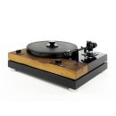 Restored Thorens TD 318 / 320 semi-automatic record player black oak and absorber board