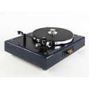 Restored Thorens TD 147 semi-automatic record player stainless steel edition I, frame with different veneers