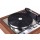 Restaurierter Plattenspieler Thorens TD125 MKII Zebrano