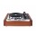 Restaurierter Plattenspieler Thorens TD125 MKII Zebrano