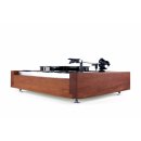 Restored turntable Thorens TD125 MKII smoked oak