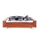 Restored turntable Thorens TD125 MKII smoked oak