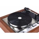Restored turntable Thorens TD125 MKII smoked oak