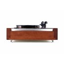 Restored turntable Thorens TD125 MKII smoked oak