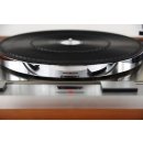 Restored turntable Thorens TD125 MKII smoked oak