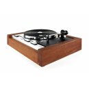 Restored turntable Thorens TD125 MKII smoked oak