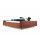 Restored turntable Thorens TD125 MKII smoked oak