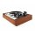 Restored turntable Thorens TD125 MKII smoked oak