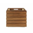 Housing - Zebrano wood - for turntable Thorens TD 145 /...