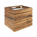 Housing - rustic oak - for turntable Thorens TD 145 / 146 / 147 / 160 / 165 / 166