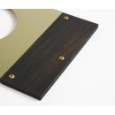 Tonearmboard smoked oak for turntable Thorens TD 125 and...