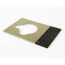 Smoked oak tonearm board and cover plate for turntable Thorens TD 125 / 125 MKII