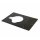 Smoked oak tonearm board and cover plate for turntable Thorens TD 125 / 125 MKII