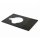 Smoked oak tonearm board and cover plate for turntable Thorens TD 125 / 125 MKII