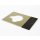 Smoked oak tonearm board and cover plate for turntable Thorens TD 125 / 125 MKII