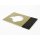 Smoked oak tonearm board and cover plate for turntable Thorens TD 125 / 125 MKII