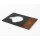 Pear wood tonearm board and cover plate for turntable Thorens TD 125 / 125 MKII