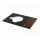 Walnut wood tonearm board and cover plate for turntable Thorens TD 125 / 125 MKII