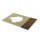 Walnut wood tonearm board and cover plate for turntable Thorens TD 125 / 125 MKII