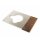 Walnut wood tonearm board and cover plate for turntable Thorens TD 125 / 125 MKII