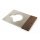 Walnut wood tonearm board and cover plate for turntable Thorens TD 125 / 125 MKII
