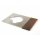 Walnut wood tonearm board and cover plate for turntable Thorens TD 125 / 125 MKII