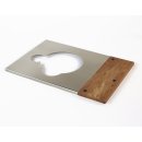 Tonarmbrett Kirschbaumholz und Deckplatte für Plattenspieler Thorens TD 125 / 125 MKII