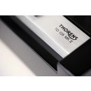 Restaurierter Plattenspieler Thorens TD 125 MKII Tonarmbrett Eiche geräuchert