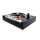 Restored turntable Thorens TD 125 MKII tonearm board cherry wood