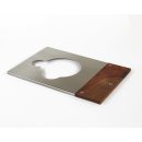 Restored turntable Thorens TD 125 MKII tonearm board pearwood