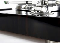 Restaurierter Plattenspieler Kenwood KD-990 / Gehäuse Holzfurnier high gloss