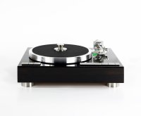 Restaurierter Plattenspieler Kenwood KD-990 / Gehäuse Holzfurnier high gloss