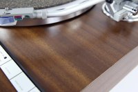 Restaurierter Plattenspieler Kenwood KD-990 / Gehäuse Massivholz seidenmatt