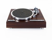Restaurierter Plattenspieler Kenwood KD-990 / Gehäuse Massivholz seidenmatt