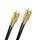 Oehlbach NF 1 Master audio cinch cable stereo cinch cable black