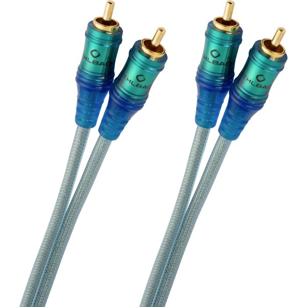 Oehlbach NF Audio-Cinchkabel Ice Blue 1,50m
