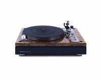 Restaurierter Plattenspieler Onkyo CP-700M obere Gehäuseplatte furniert high gloss