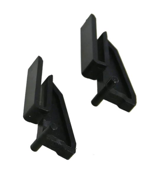 2x upper hinge parts for turntable hinge Thorens TD series