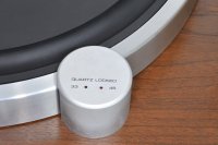 Restored Yamaha GT-2000L turntable / solid wood plinth with a satin-matte finish