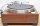 Restored Yamaha GT-2000L turntable / solid wood plinth with a satin-matte finish