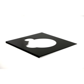 black anodized aluminum